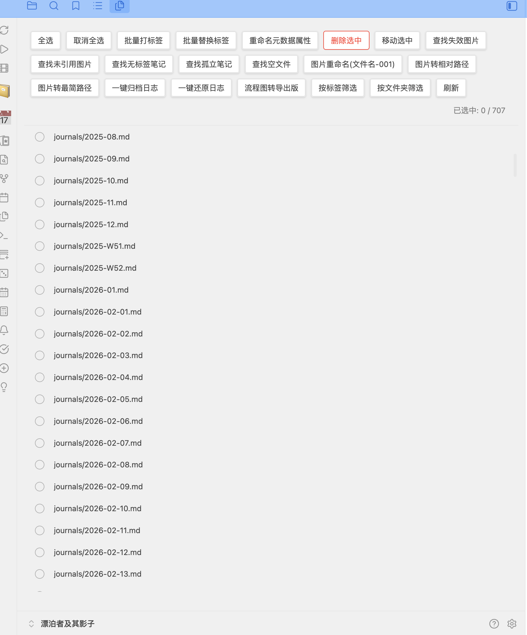 批量文件管理界面